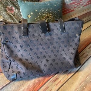 Dooney & Bourke black Monogram Briefcase